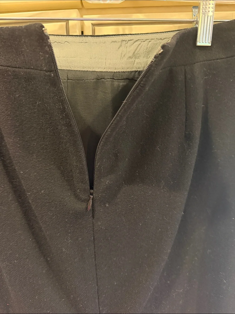 J Crew elegant Black Wool Pencil Skirt